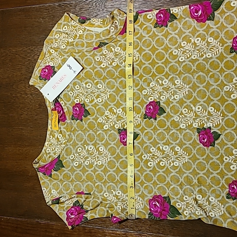 NWT Benares Patterned Shirt - Size Small - Picture 6 of 8